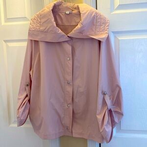 J.Jill Pale Pink Rain Jacket